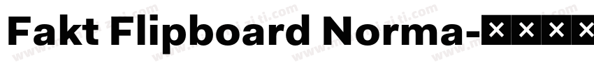 Fakt Flipboard Norma字体转换